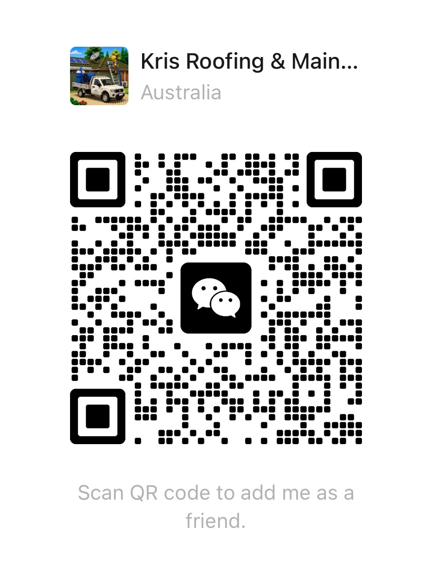 WeChat QR code for Kris Roofing & Maintenance